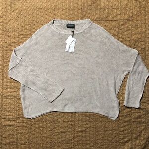 Wooden ships knit sweater new